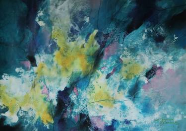 Original Abstract Paintings by Gunasiri Kolambage