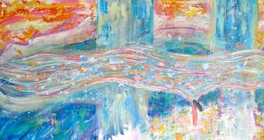 Original Abstract Expressionism Landscape Paintings by Jenia Maslova