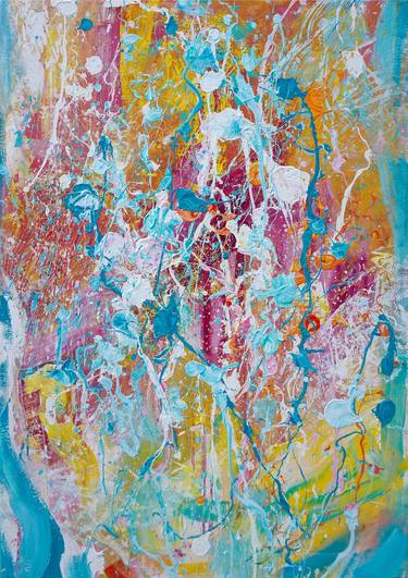 Original Abstract Expressionism Abstract Paintings by Jenia Maslova