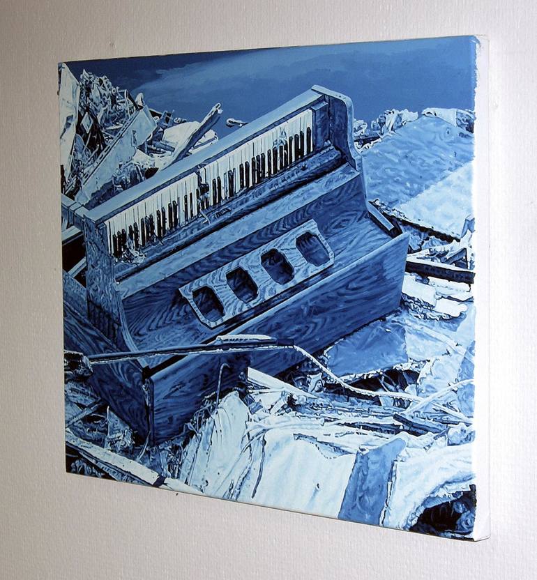 Original Realism Music Painting by Anne Vincent Dijkstra