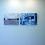 The painting at the exhibition "HItchcock", Gallery Nasty Alice, Eindhoven, 2018