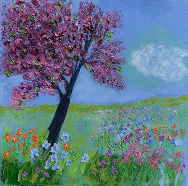 Original Impressionism Botanic Paintings by Stephanie Warburg