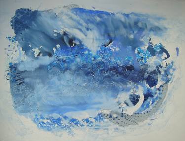 Print of Abstract Expressionism Seascape Paintings by Stephanie Warburg