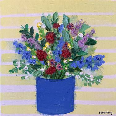 Original Impressionism Botanic Paintings by Stephanie Warburg