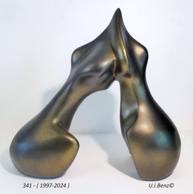 Original Abstract Expressionism Abstract Sculpture by UI Benz