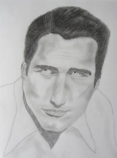 Print of Celebrity Drawings by Peter Oberfrank - Hunziker