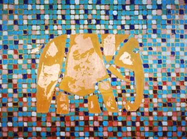Original Abstract Expressionism Abstract Painting by Desislava Koleva