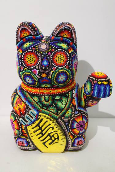 " Money Cat " from Huichol ALTERATIONS Series thumb