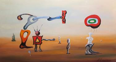 Original Surrealism Fantasy Painting by Vladimir Kolosov