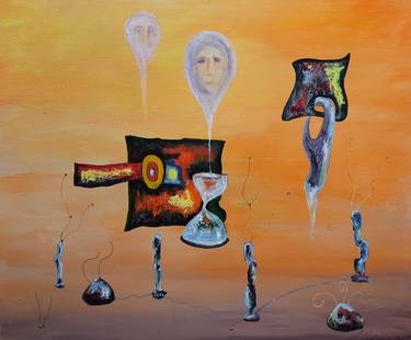 Original Surrealism Fantasy Painting by Vladimir Kolosov