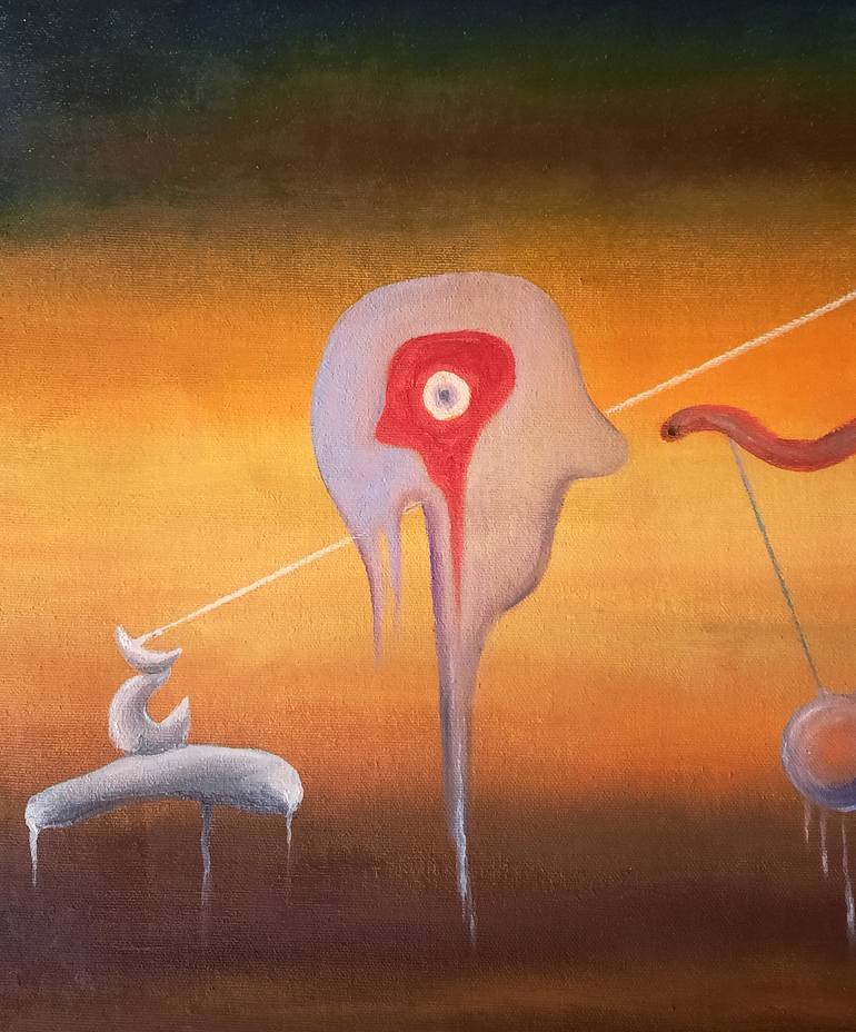 Original Figurative Fantasy Painting by Vladimir Kolosov