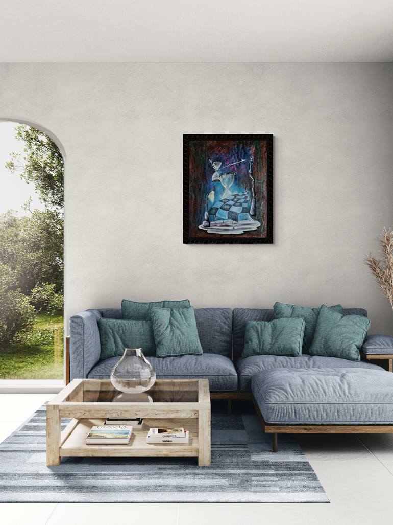 Original Surrealism Fantasy Painting by Vladimir Kolosov