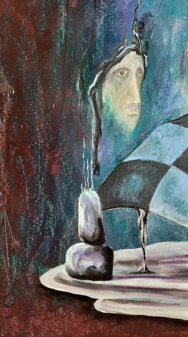 Original Surrealism Fantasy Painting by Vladimir Kolosov