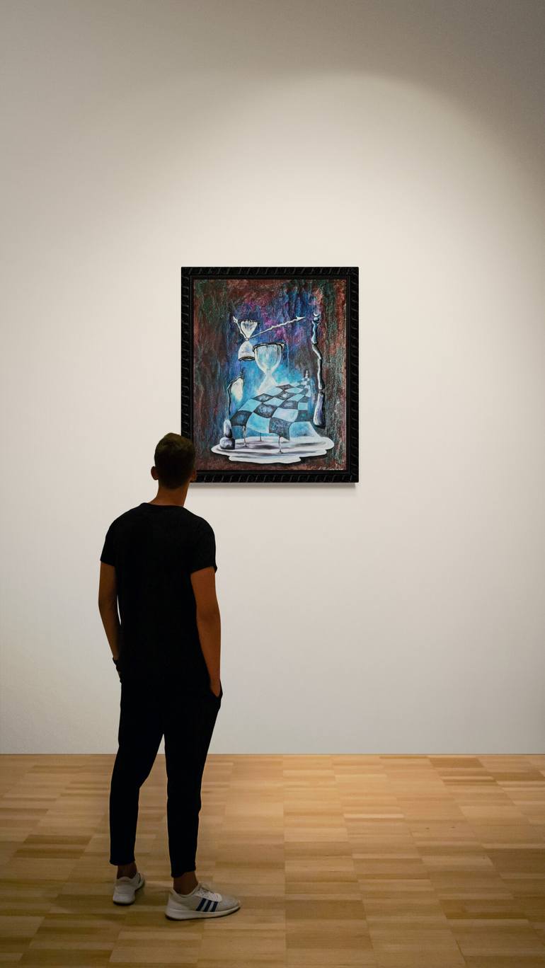Original Surrealism Fantasy Painting by Vladimir Kolosov