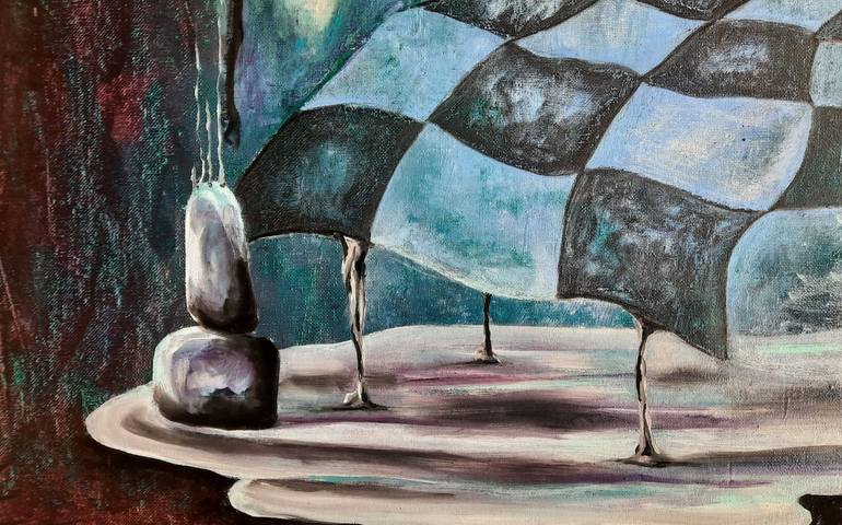 Original Surrealism Fantasy Painting by Vladimir Kolosov