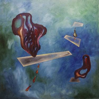 Original Surrealism Abstract Paintings by Vladimir Kolosov