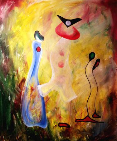 Original Surrealism Abstract Paintings by Vladimir Kolosov