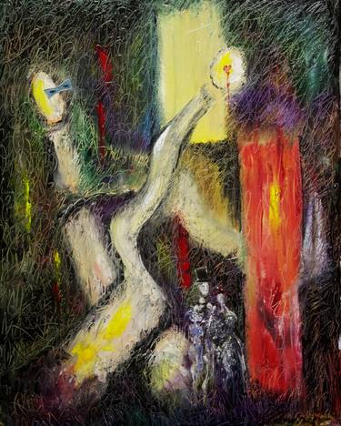 Original Figurative Abstract Paintings by Vladimir Kolosov