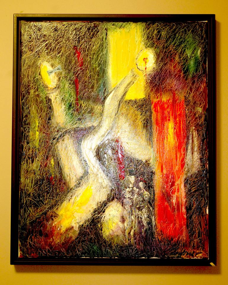 Original Figurative Abstract Painting by Vladimir Kolosov