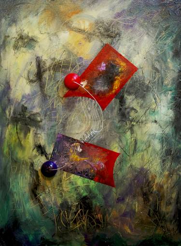 Original Abstract Expressionism Abstract Paintings by Vladimir Kolosov