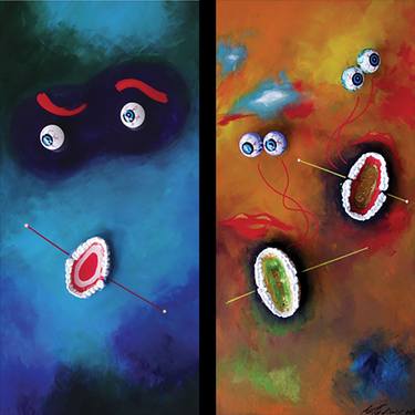 It is surprised - They are surprised (diptych) / WOW! thumb
