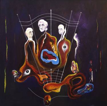 Original Conceptual Performing Arts Paintings by Vladimir Kolosov