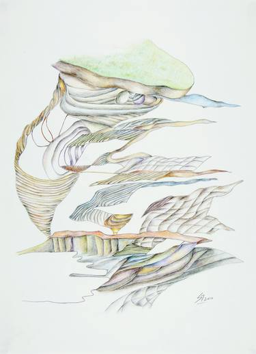 Print of Abstract Nature Drawings by Sangeeta Sagar