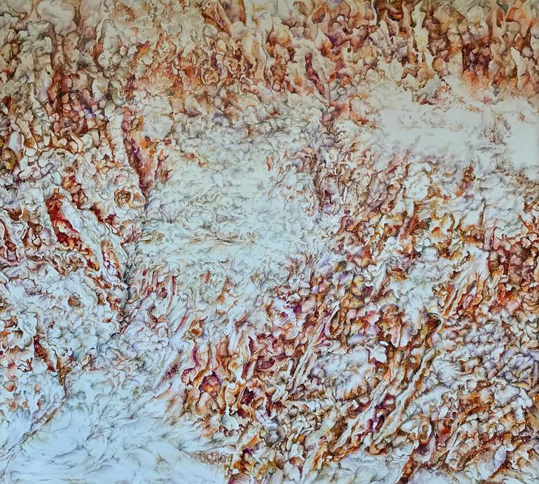 Original Abstract Expressionism Abstract Painting by Sangeeta Sagar