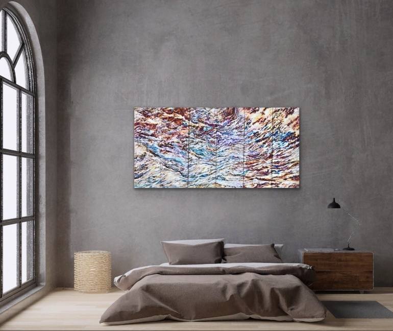 Original Abstract Expressionism Abstract Painting by Sangeeta Sagar