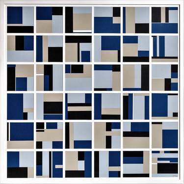 Original Abstract Geometric Collage by j junior