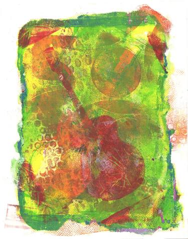 Original Abstract Music Printmaking by Chris Smith