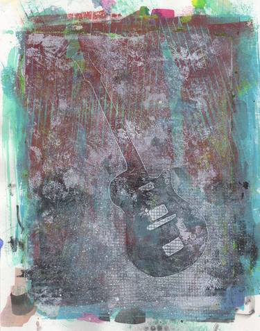 Original Abstract Music Printmaking by Chris Smith