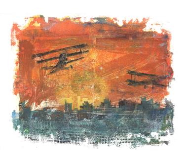 Print of Expressionism Landscape Printmaking by Chris Smith