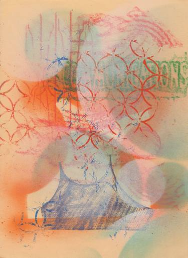 Original Geometric Abstract Printmaking by Chris Smith