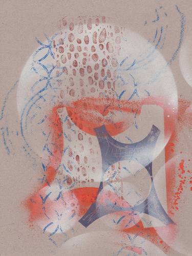 Original Geometric Abstract Printmaking by Chris Smith