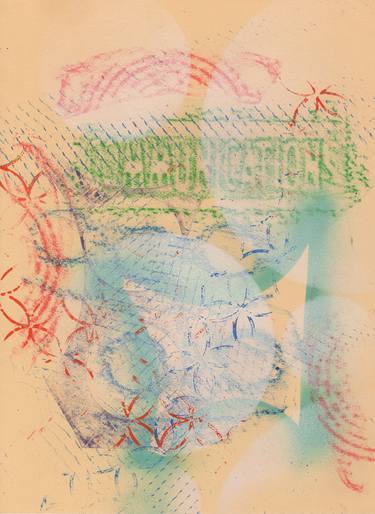Original Geometric Abstract Printmaking by Chris Smith