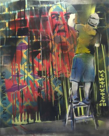 Original Street Art Graffiti Paintings by Chris Smith
