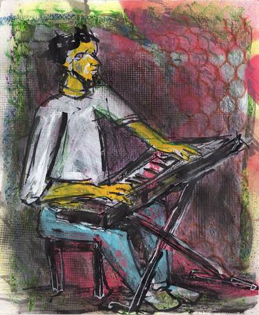Print of Expressionism Music Paintings by Chris Smith