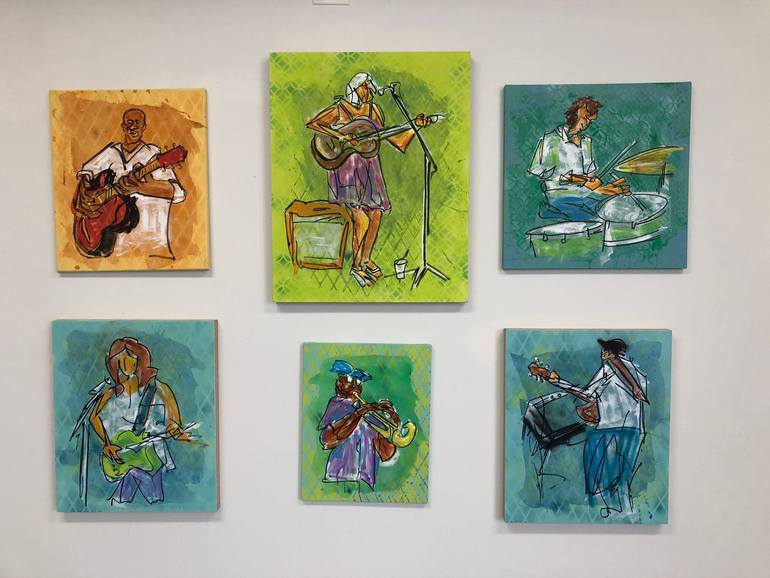 Original Expressionism Music Painting by Chris Smith