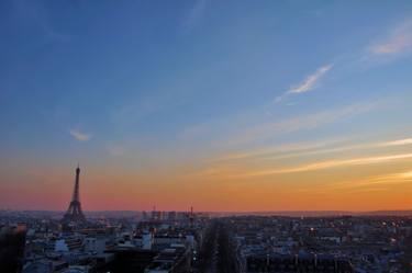 Parisian Winter's Sunset thumb