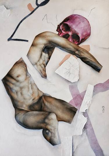 Original Figurative Mortality Paintings by Keelan McMorrow