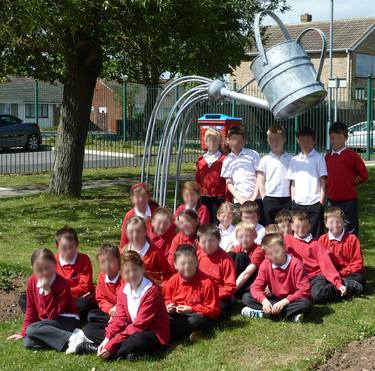 School Garden Sculpture thumb