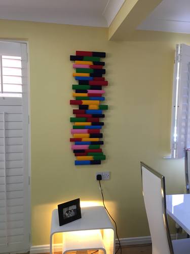 Wall work for a book lover thumb