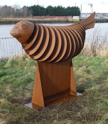 Saatchi Art Artist SteveTomlinson PublicArt; Sculpture, “‘Ship Seal'” #art