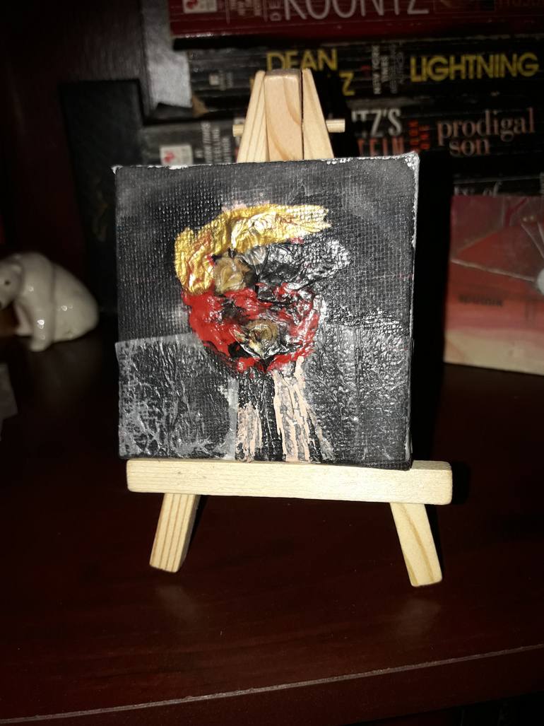 Original Abstract People Painting by Jules Vega-Castro