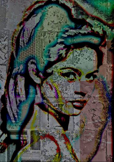 Print of Expressionism Celebrity Mixed Media by Andreas Vornam aka MAN ROV