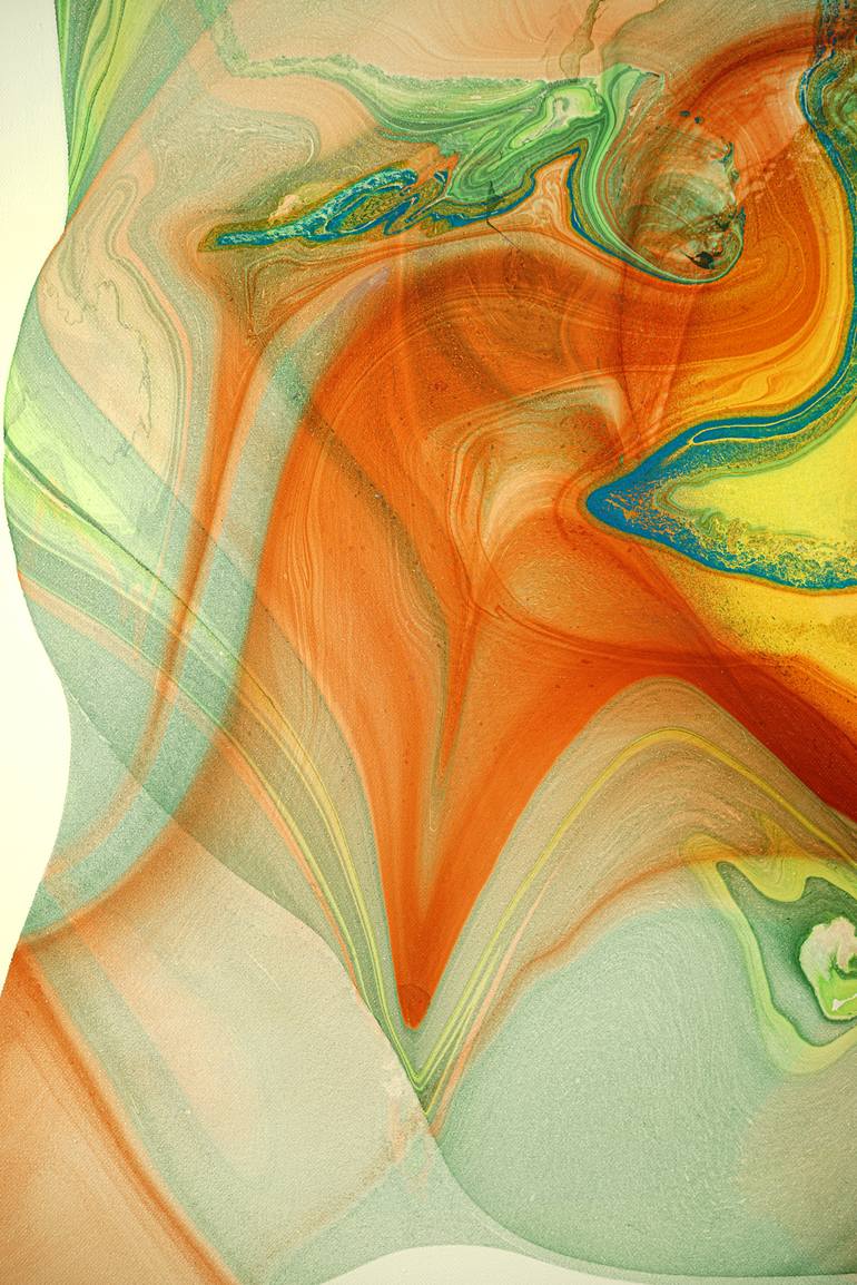 Original Fine Art Abstract Painting by Fintan Whelan
