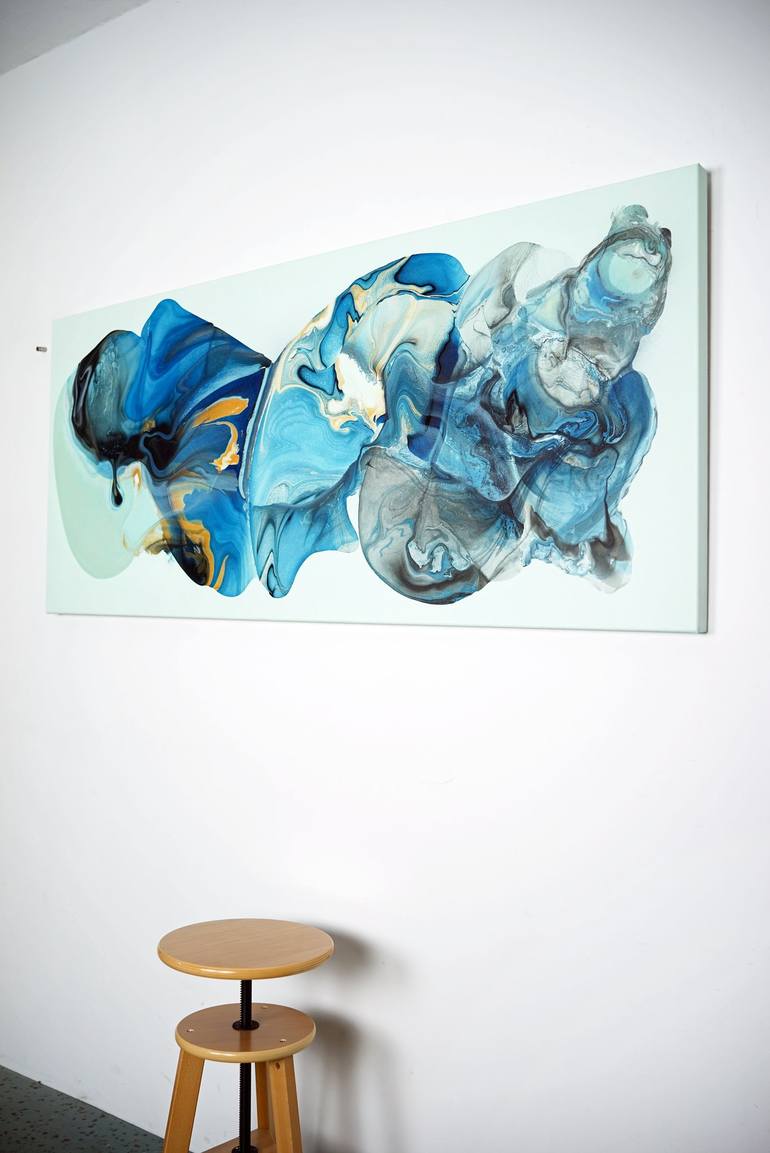 Original Conceptual Abstract Painting by FINTAN WHELAN