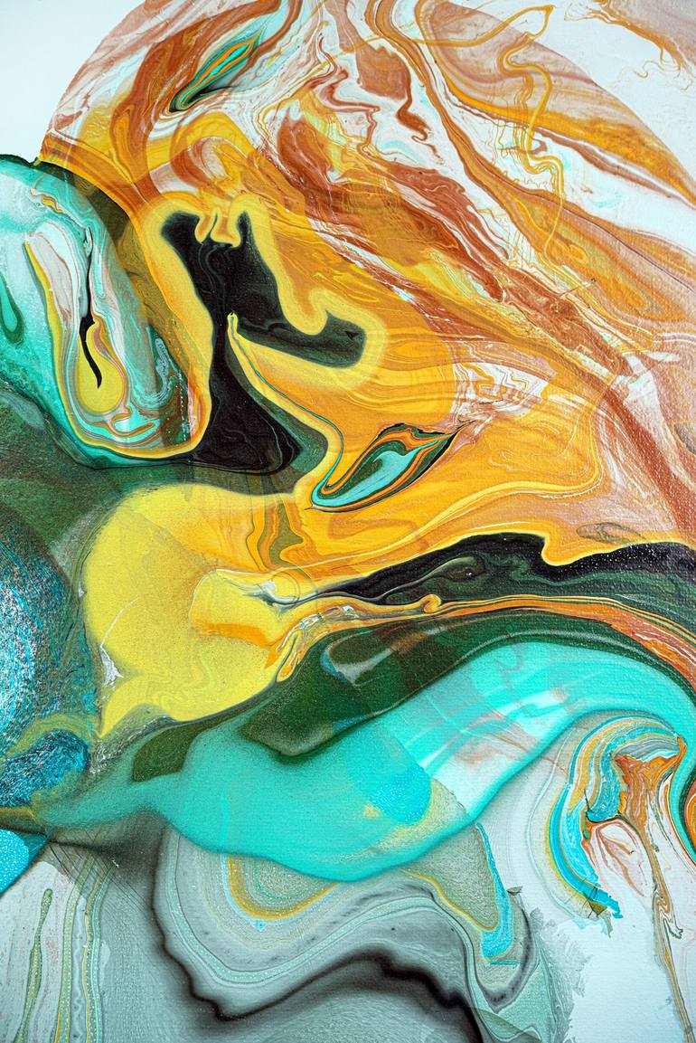 Original Abstract Expressionism Abstract Painting by Fintan Whelan