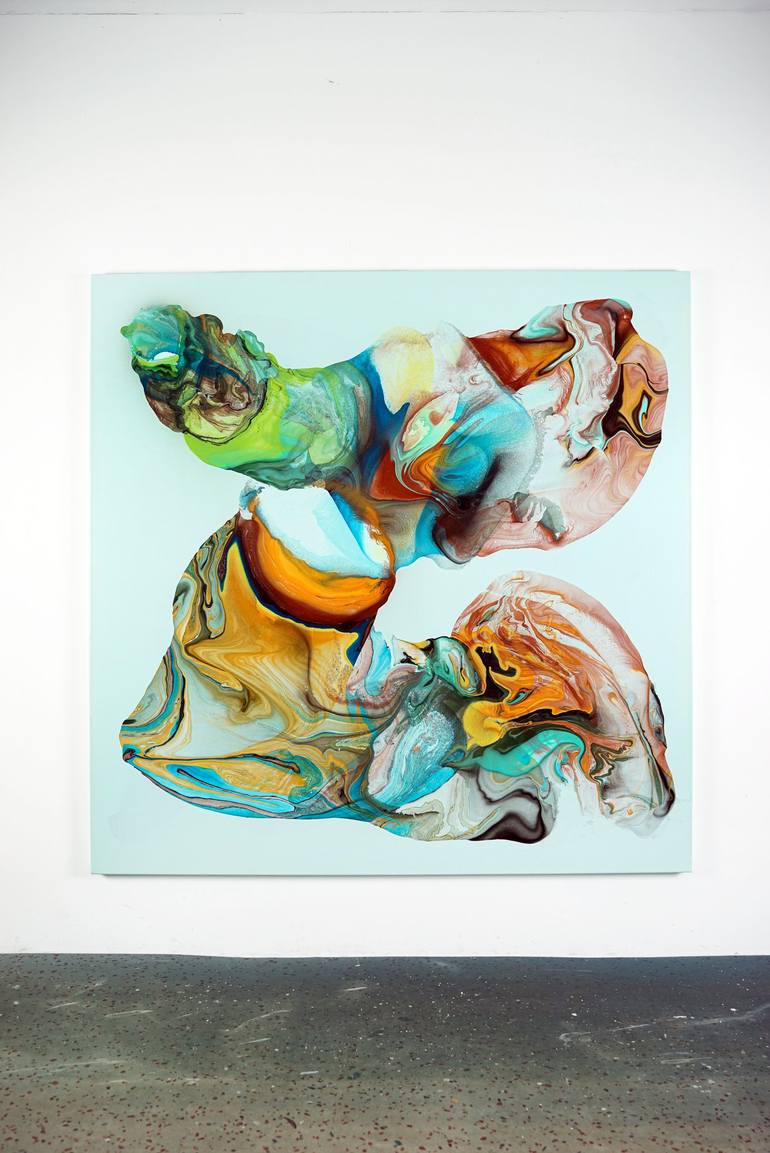 Original Abstract Expressionism Abstract Painting by Fintan Whelan